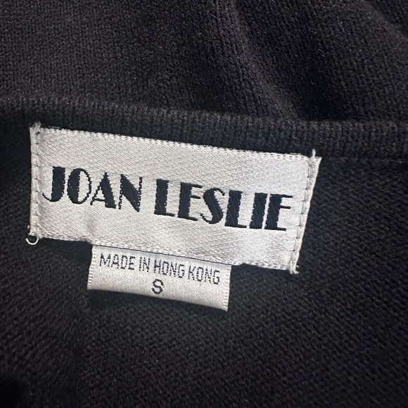 Joan Leslie Women’s Size Small Black Sequin Embellished Top Knit Material - Picture 8 of 8